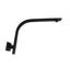 Blaze Square Gooseneck Wall Shower Arm - Black