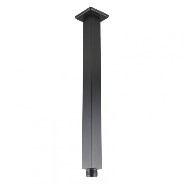Blaze Square Ceiling Shower Arm 300mm - Brushed Gun Metal