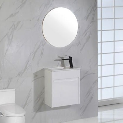 BRANT Mini Wall Hung Vanity Gloss White