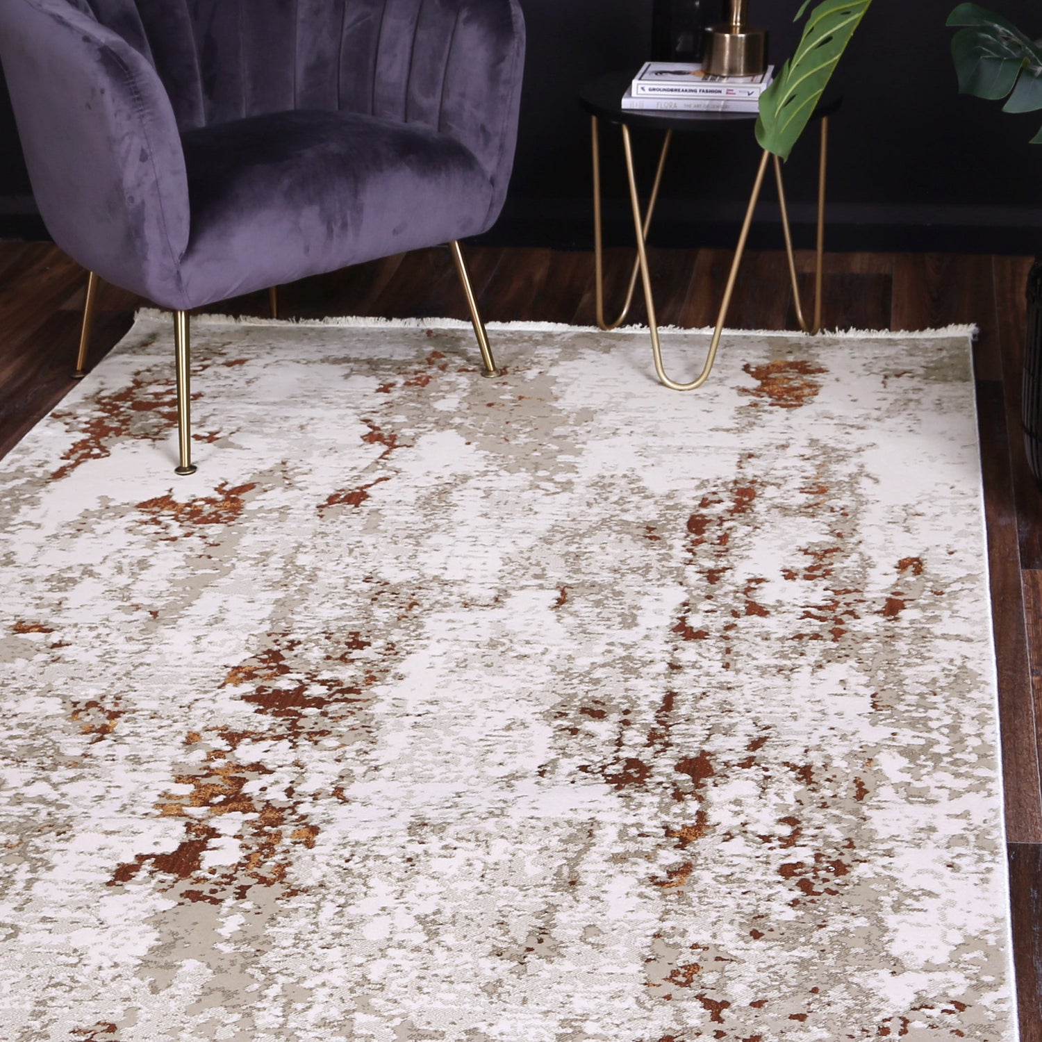 Cordelia One Modern Beige Terracotta Rug