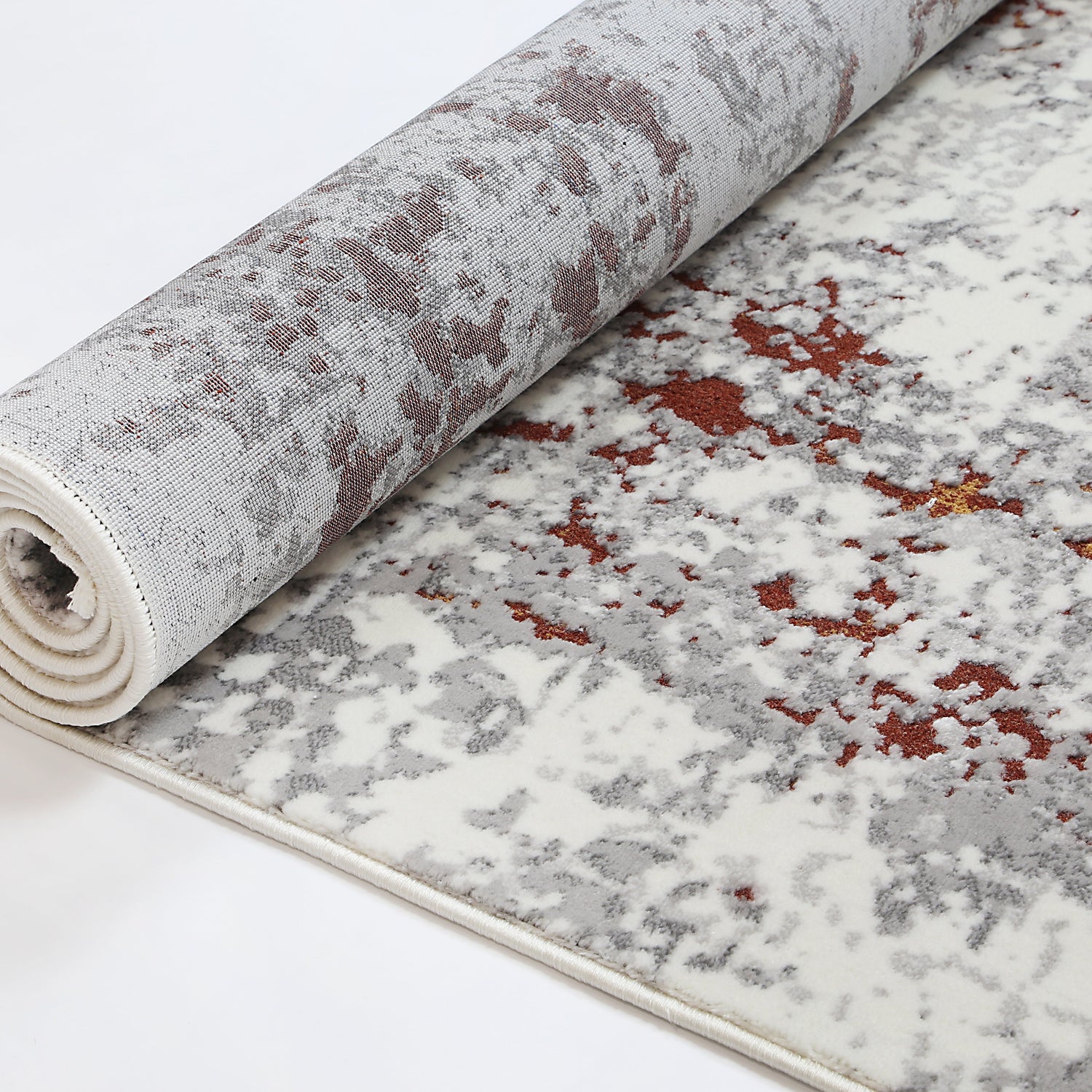 Cordelia One Modern Grey Terracotta Rug