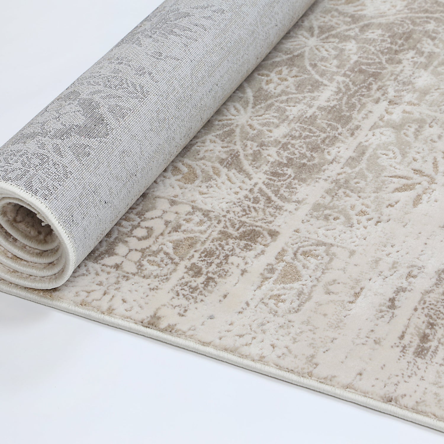 Cordelia Solid Beige Modern Rug