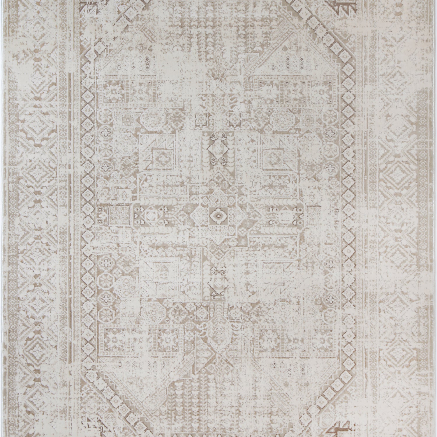Cordelia Panel Beige Rug