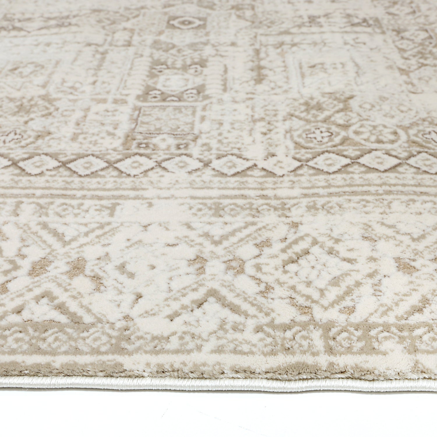 Cordelia Panel Beige Rug