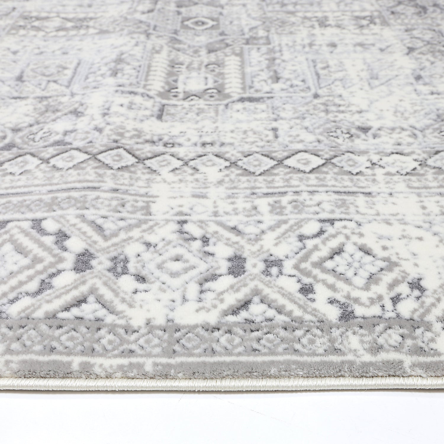 Cordelia Panel Grey Rug
