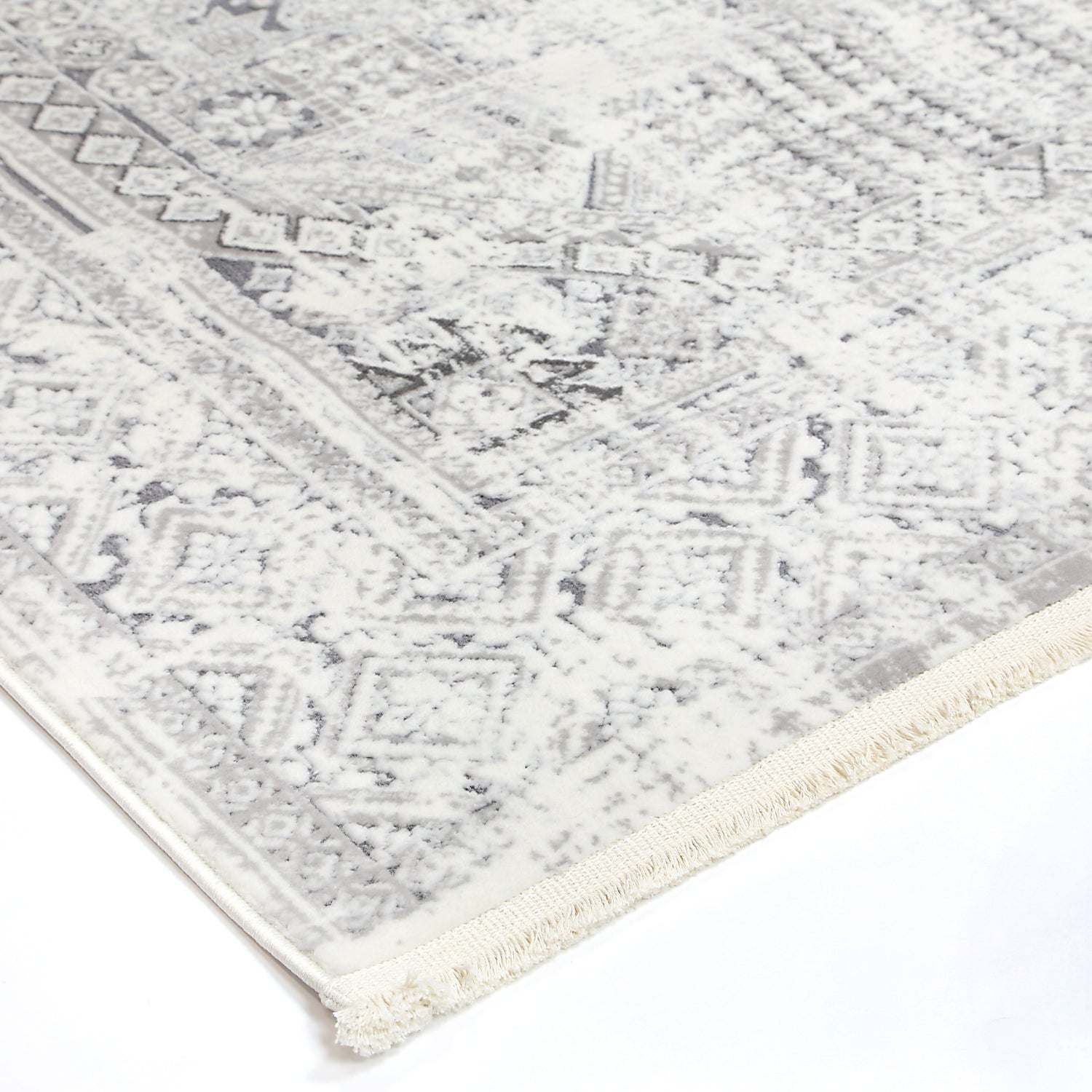 Cordelia Panel Grey Rug