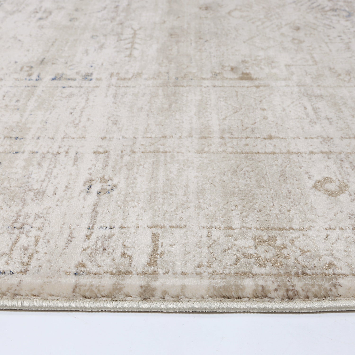 Cordelia Traditional Beige Blue Rug