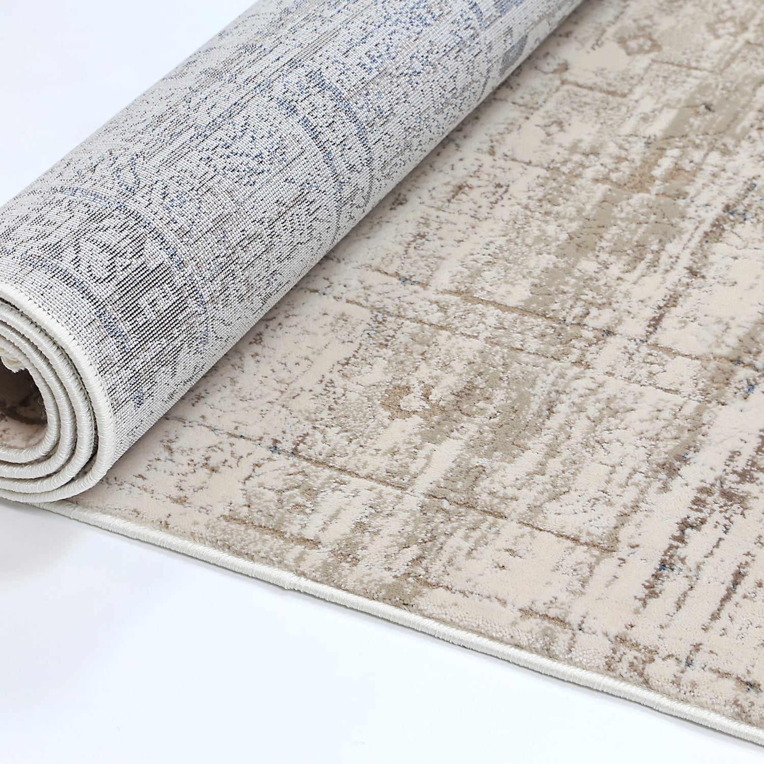 Cordelia Traditional Beige Blue Rug