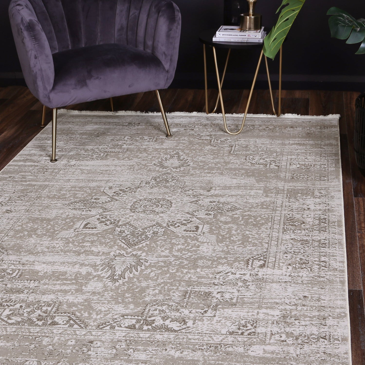 Cordelia Medalion Beige Rug