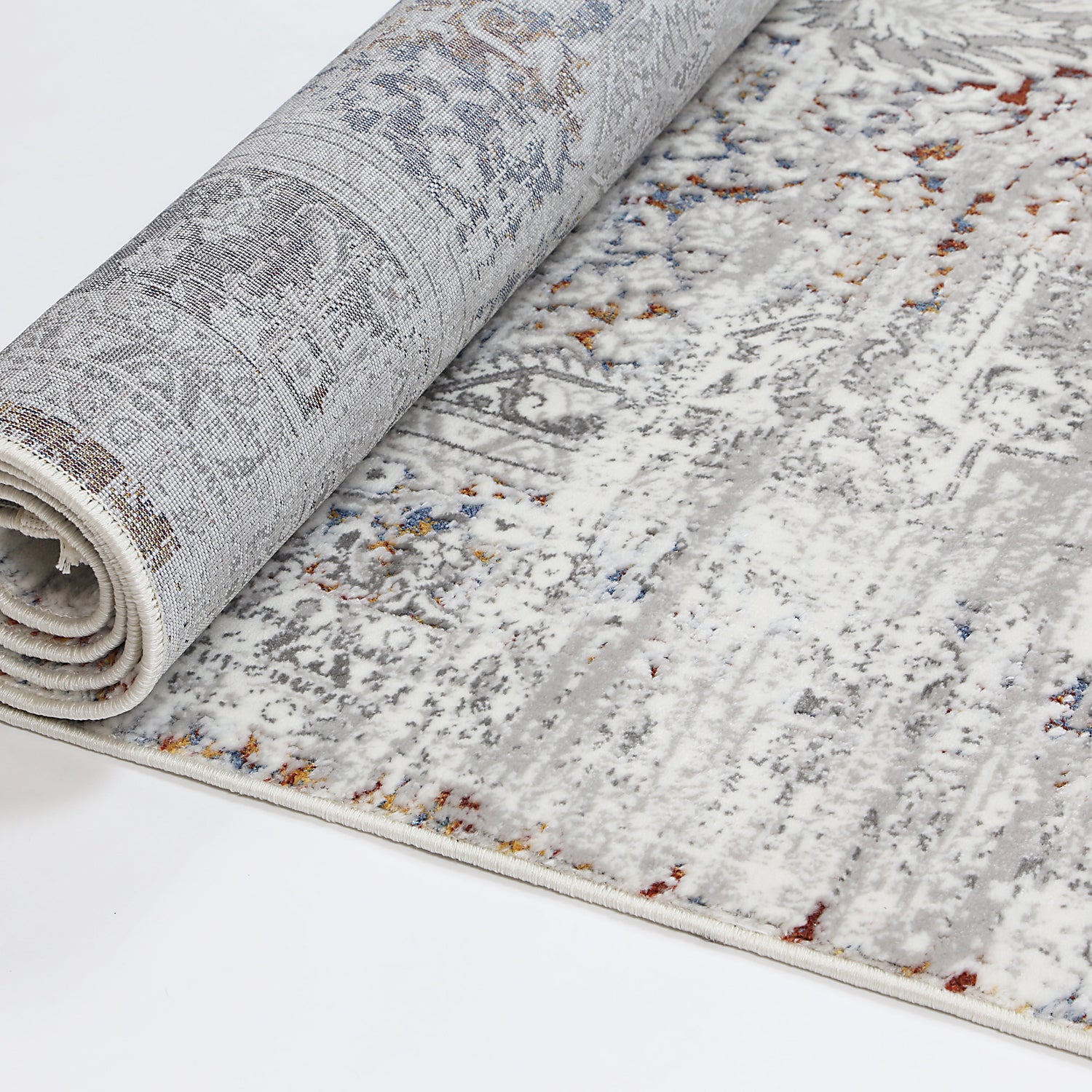 Cordelia Medalion Grey Multi Rug