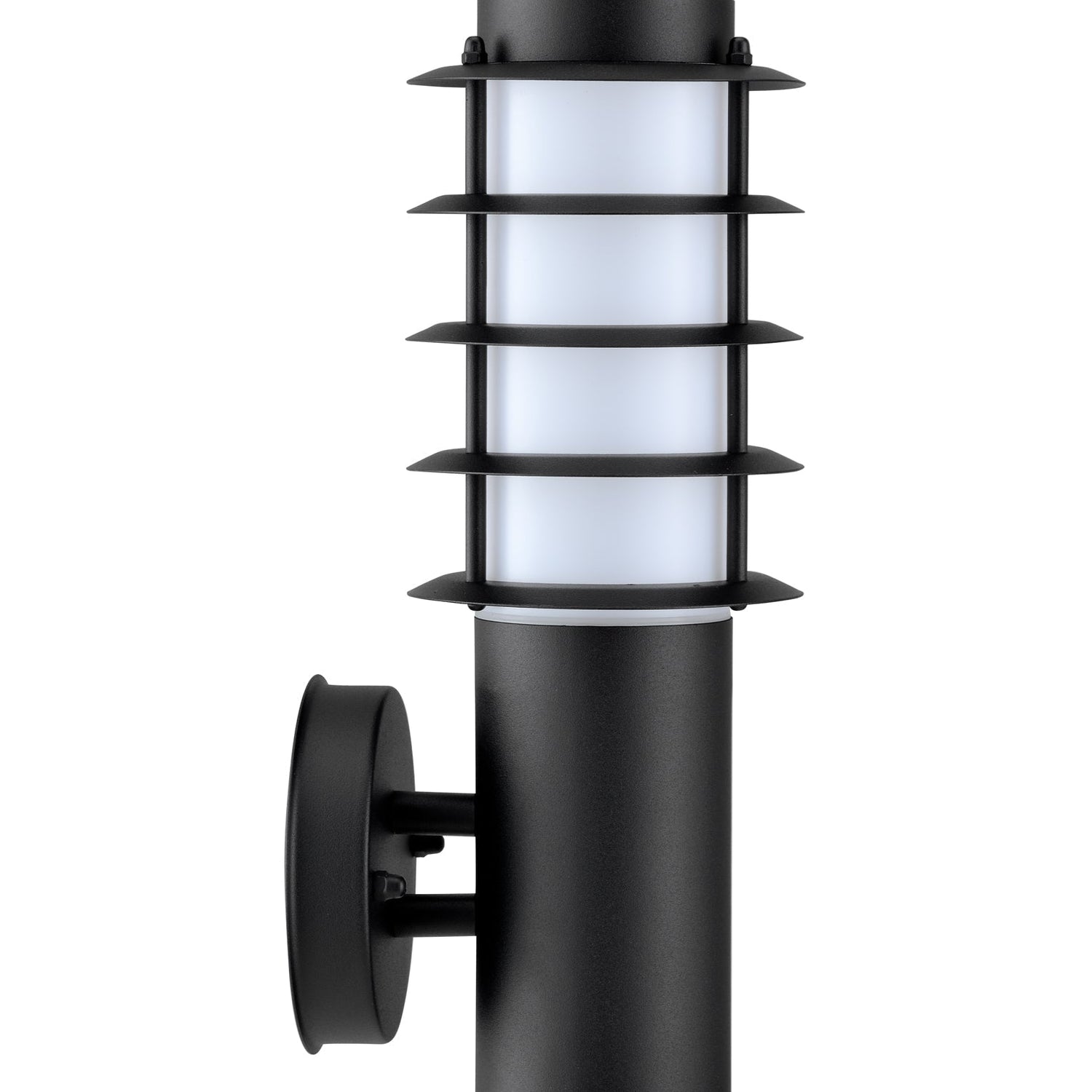 BORDA: Exterior E27 Surface Mounted Louvred Wall Light IP44