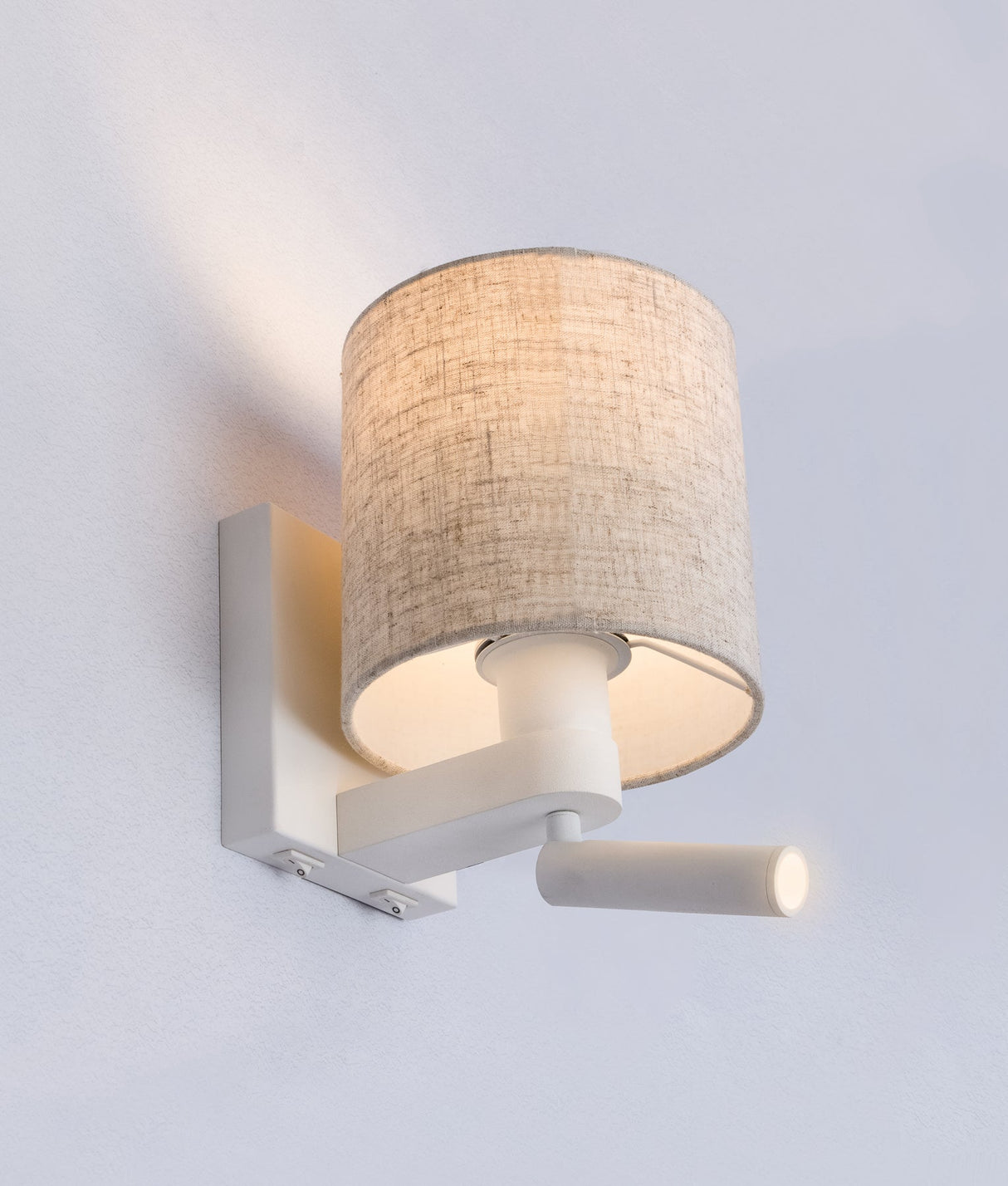 BRIGHTON: E27 Interior Wall Lamp With Adjustable LED Reading Lights