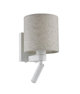 BRIGHTON: E27 Interior Wall Lamp With Adjustable LED Reading Lights