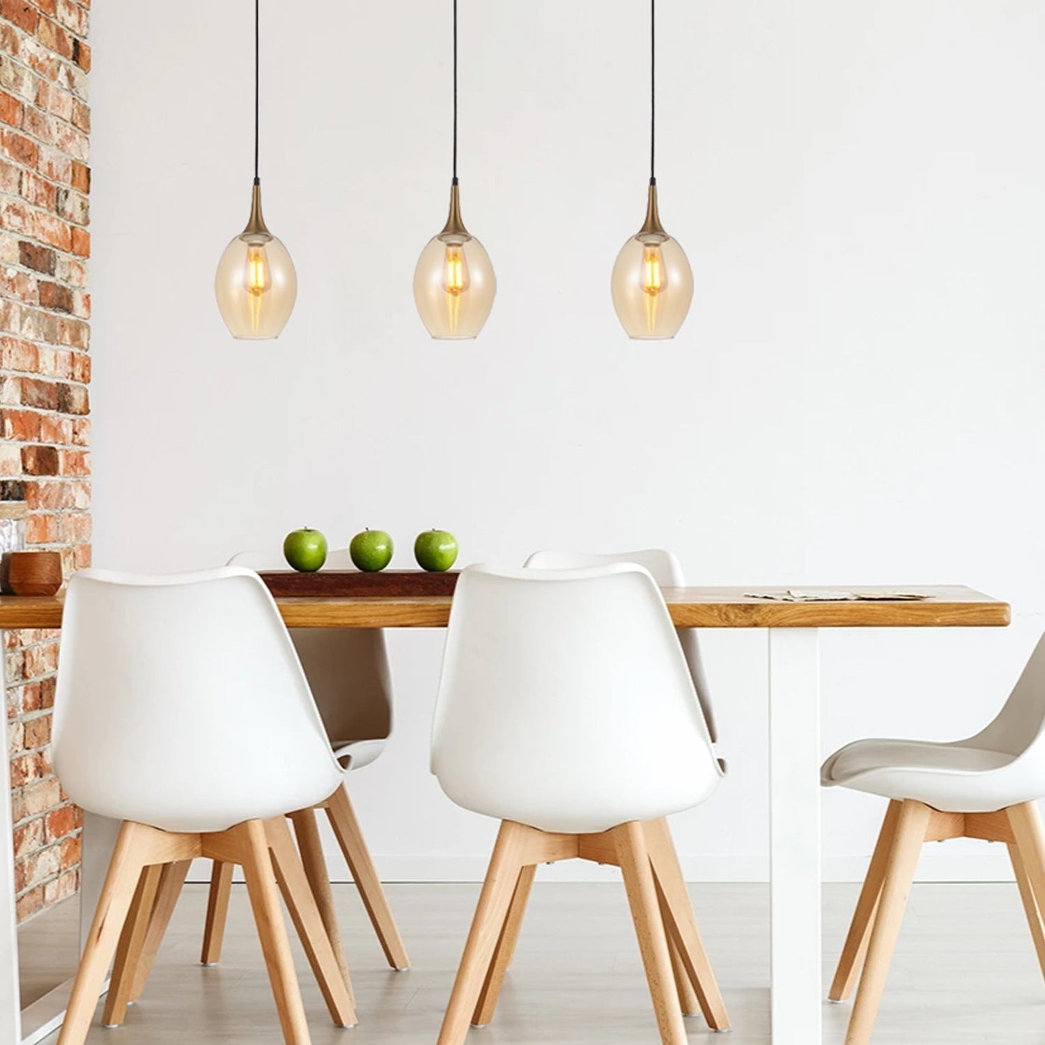 BROTE: Retro Interior Bronze Wine Glass Shape Pendant Lights