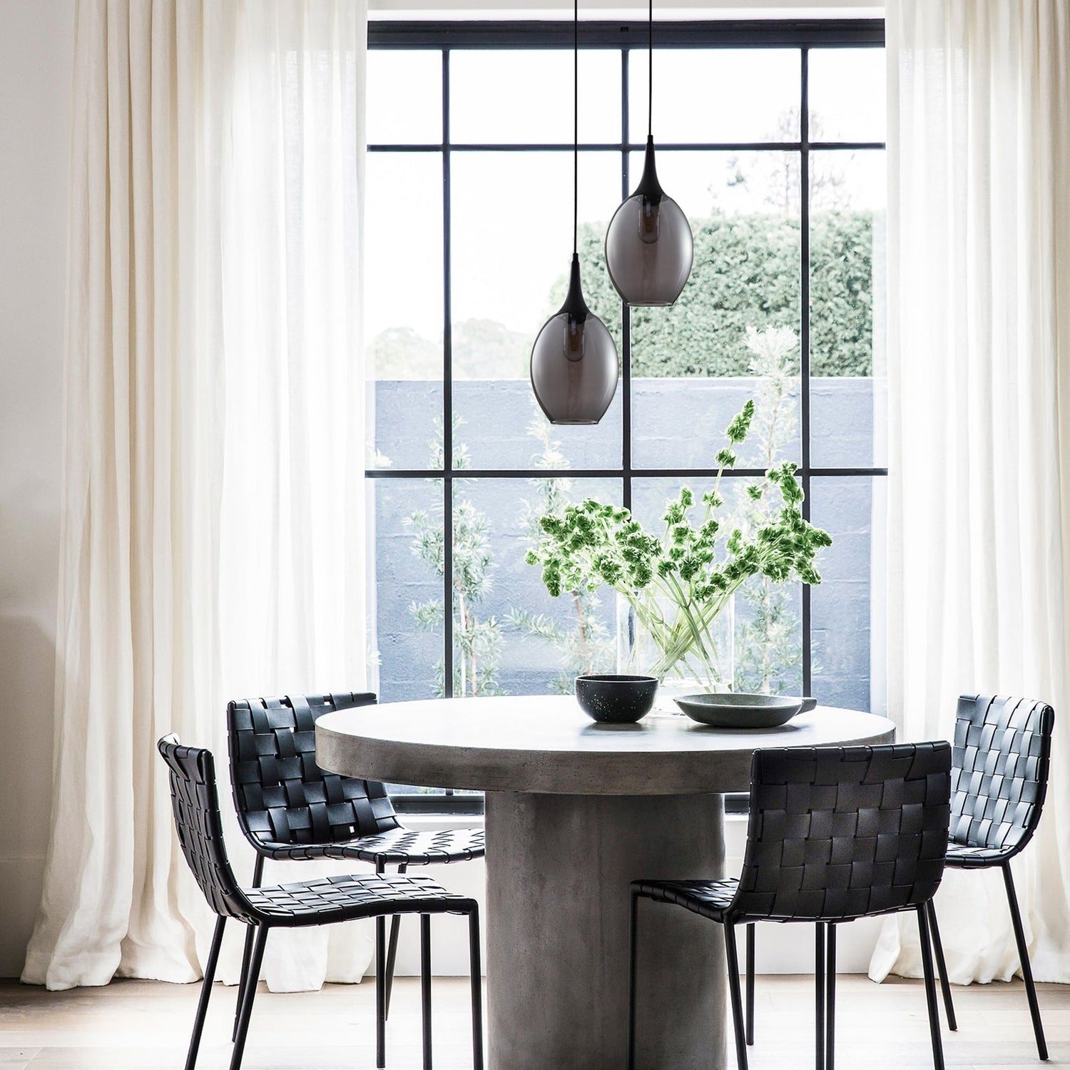 BROTE: Retro Interior Bronze Wine Glass Shape Pendant Lights