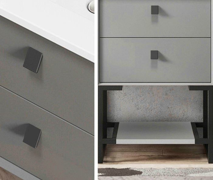 BOSTON Wall Hung Vanity 600mm Light Grey-Clearance