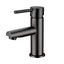 Pentro Round Basin Mixer - Brushed Gun Metal