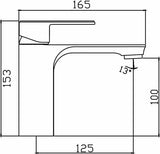 Bateau Basin Mixer (Brushed Gold)