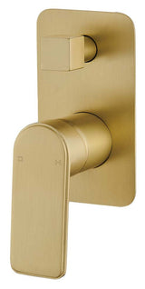 Bateau Wall Mixer With Diverter (Brushed Gold)