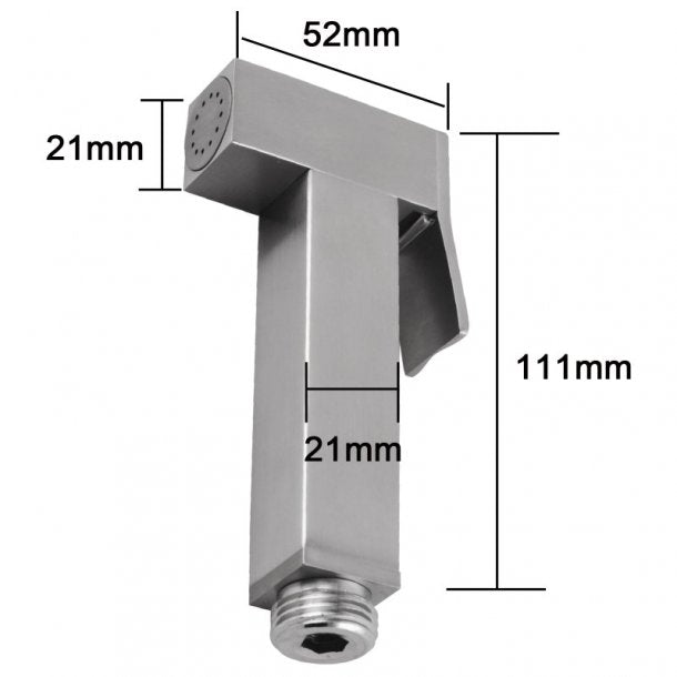 Toilet Bidet - Brushed Nickel