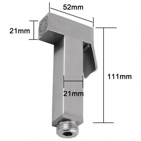 Toilet Bidet - Brushed Nickel