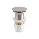 Pop Up Waste With Non Overflow - Brushed Nickel