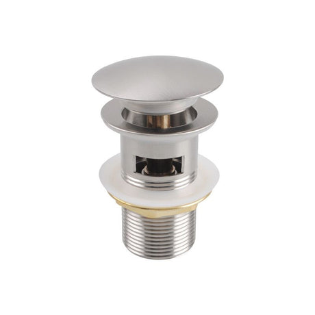 Pop Up Waste With Overflow - Brushed Nickel