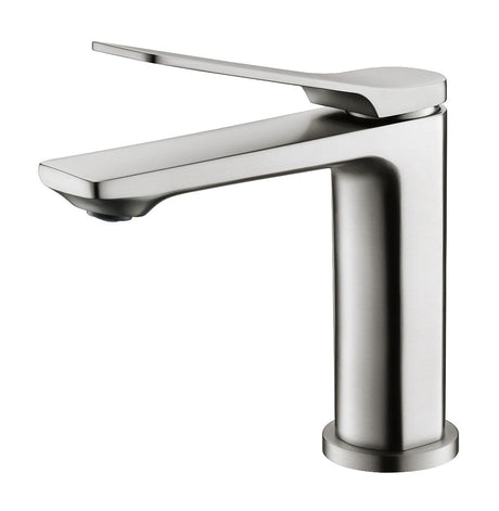 AQU RUSHY Basin Mixer - Brushed Nickel