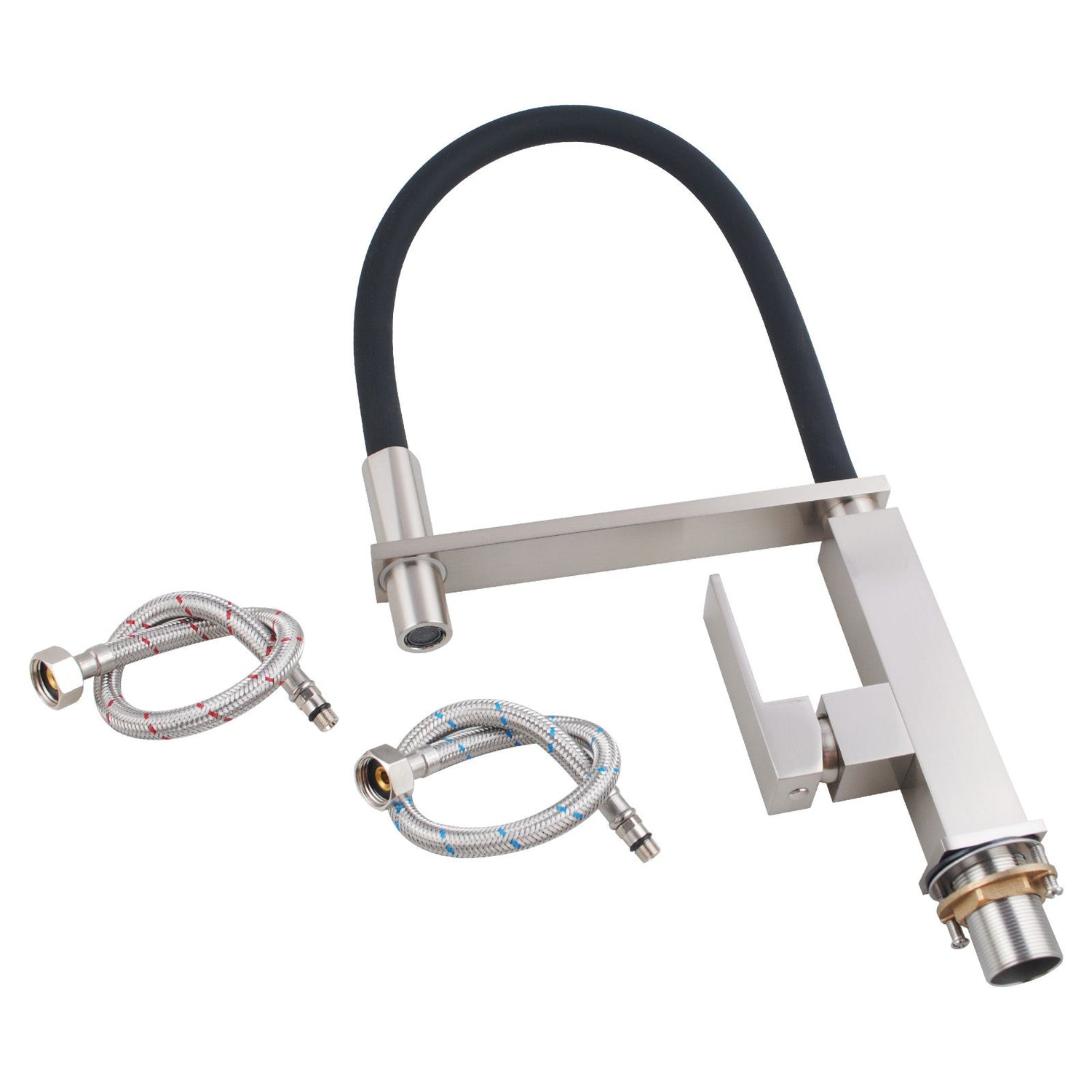 AQU Kitchen Sink Mixer Tap - Brushed Nickel