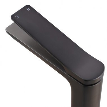 AQU RUSHY Basin Mixer - Brushed Gun Metal