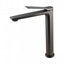 AQU RUSHY Tall Basin Mixer - Brushed Gun Metal
