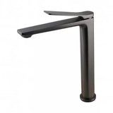 AQU RUSHY Tall Basin Mixer - Brushed Gun Metal