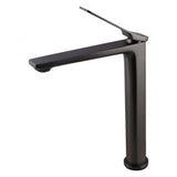 AQU RUSHY Tall Basin Mixer - Brushed Gun Metal