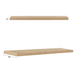 BYRON Wall Hung Vanity 900mm Natural Oak