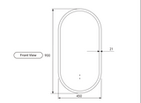 BEAU MONDE Back-Lit LED Framed Mirror Dimmable 900x450mm