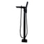Floor Standing Mixer With Diverter Handheld Shower - Black