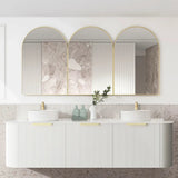 BURLEIGH Wall Hung Curve Vanity Matte White (All Sizes)