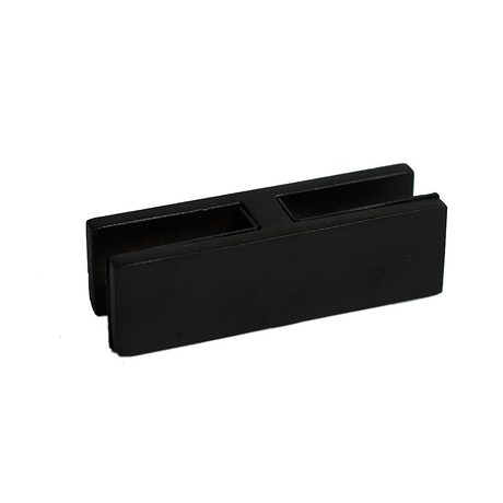 Glass Clamp - 180 ° Glass to Glass 30mm Wide