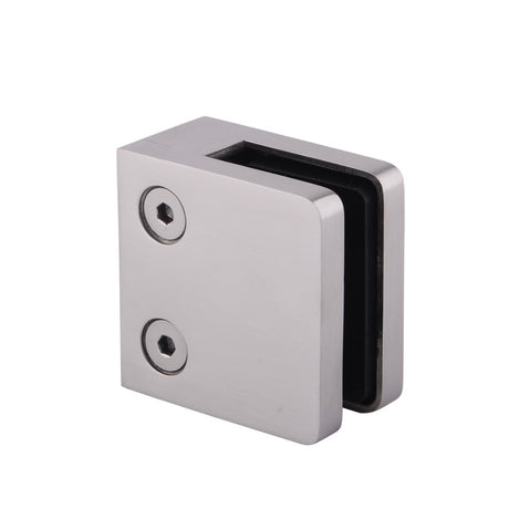 Glass Clamp - Square Front to Wall/ Square Post