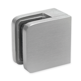 Glass Clamp - Square Front to Wall/ Square Post