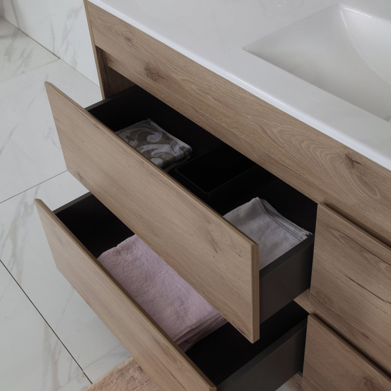 MAX MDF Freestanding Vanity Max Oak (All Sizes)