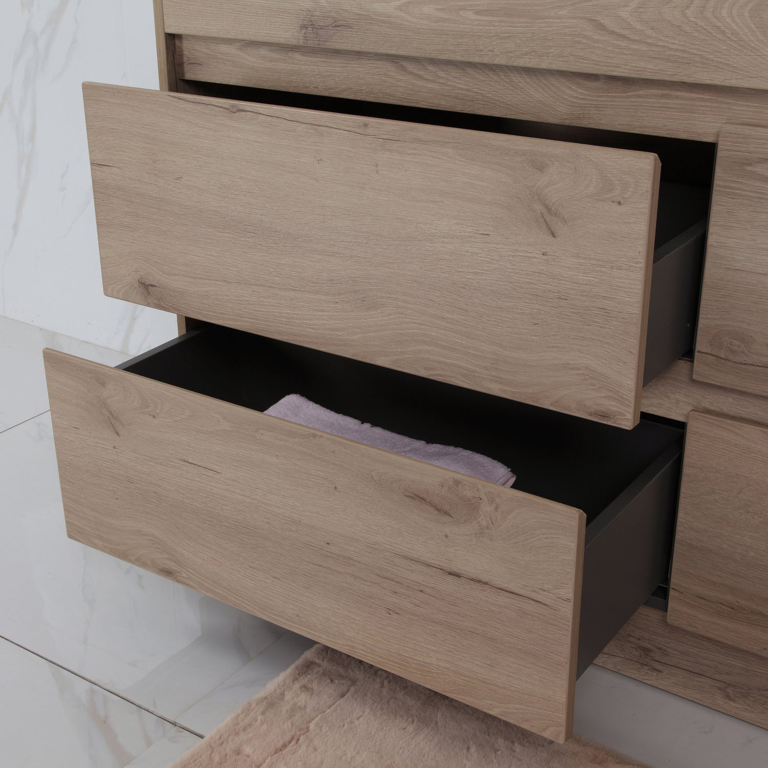 MAX MDF Freestanding Vanity Max Oak (All Sizes)