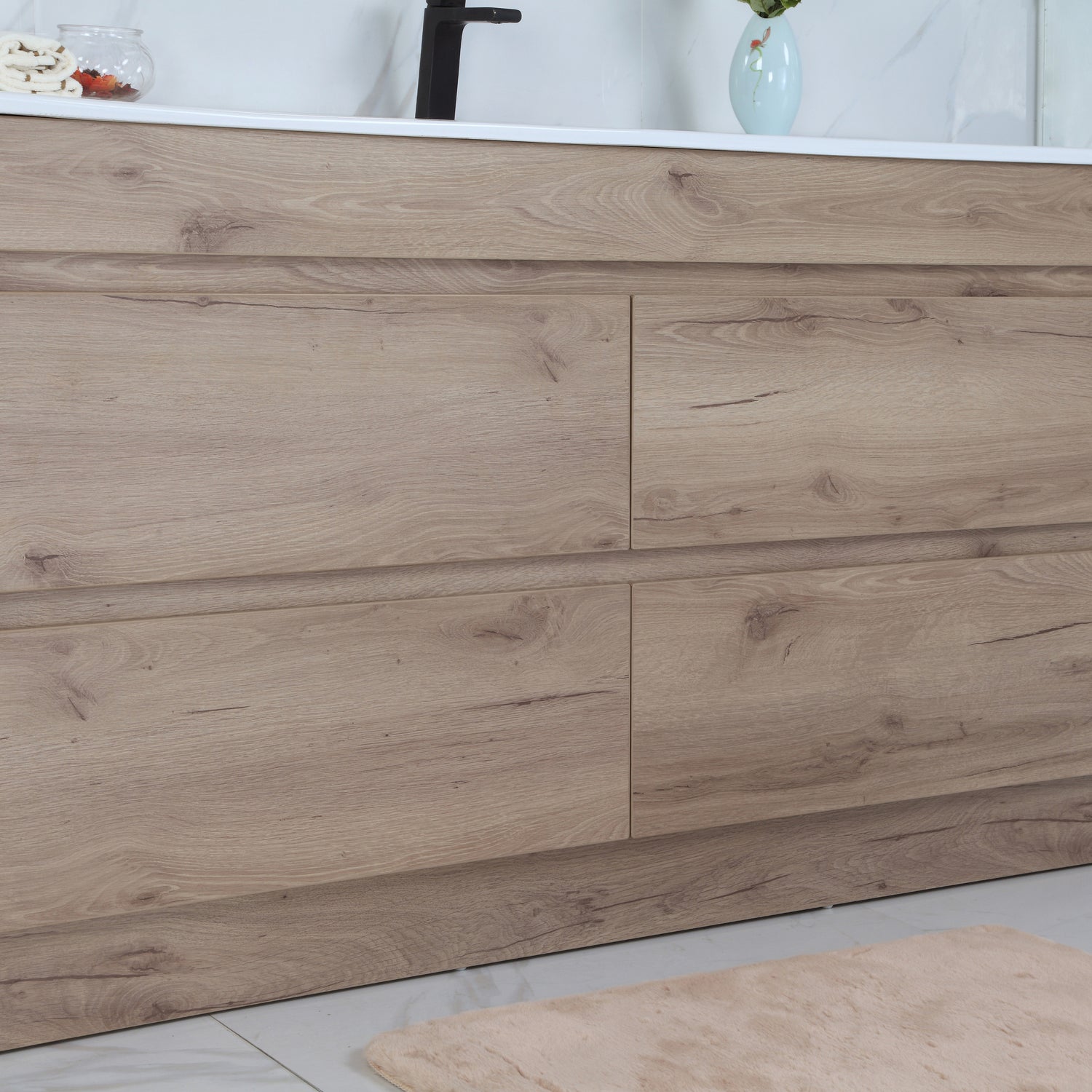 MAX MDF Freestanding Vanity Max Oak (All Sizes)