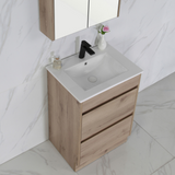 MAX MDF Freestanding Vanity Max Oak (All Sizes)