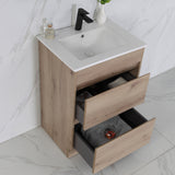 MAX MDF Freestanding Vanity Max Oak (All Sizes)