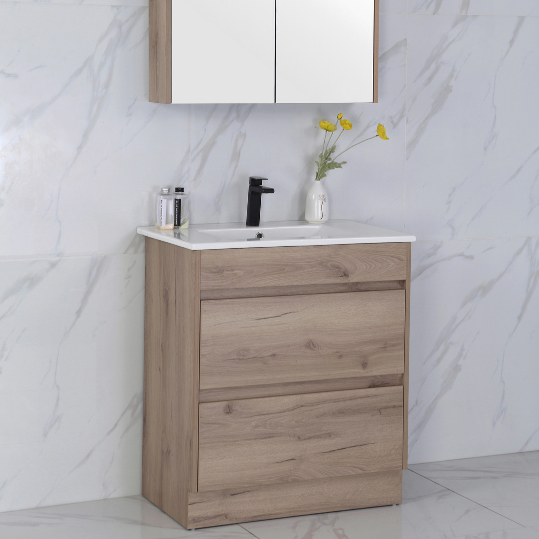 MAX MDF Freestanding Vanity Max Oak (All Sizes)