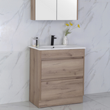 MAX MDF Freestanding Vanity Max Oak (All Sizes)