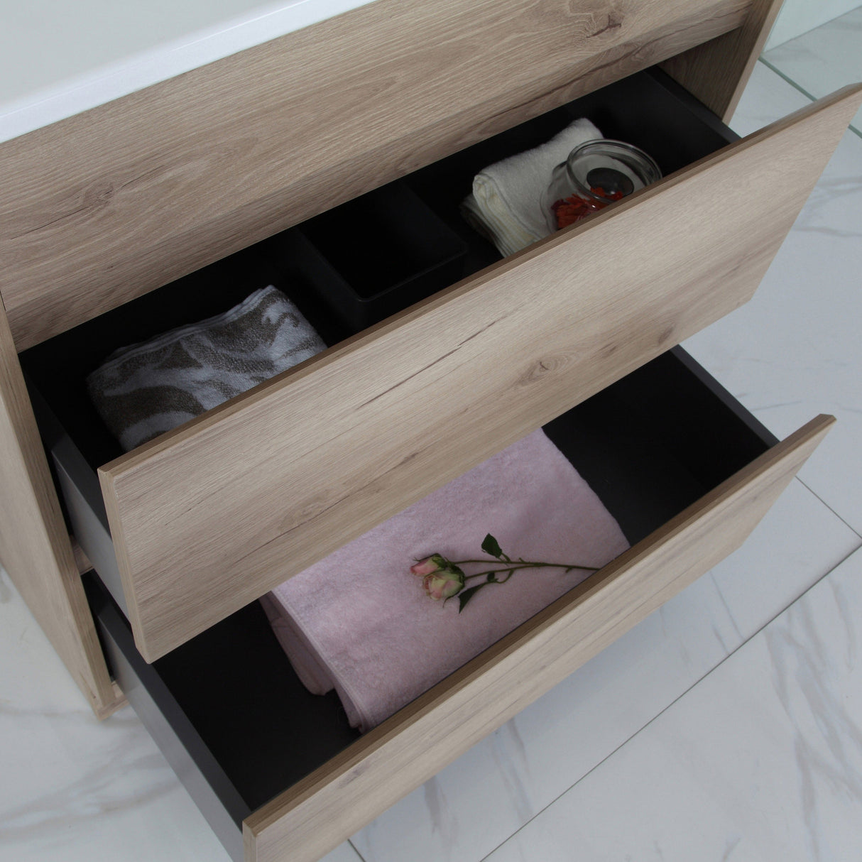 MAX MDF Freestanding Vanity Max Oak (All Sizes)