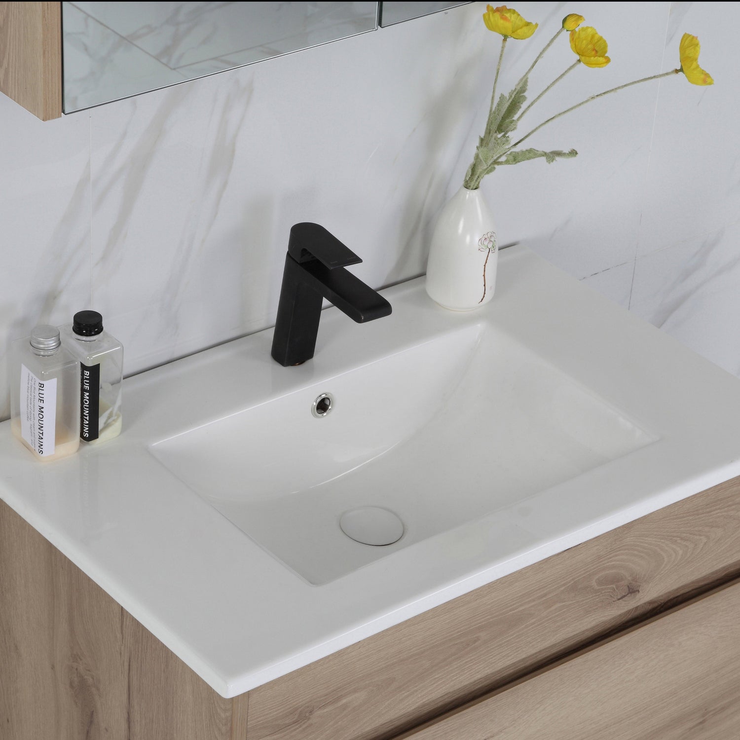 MAX MDF Freestanding Vanity Max Oak (All Sizes)
