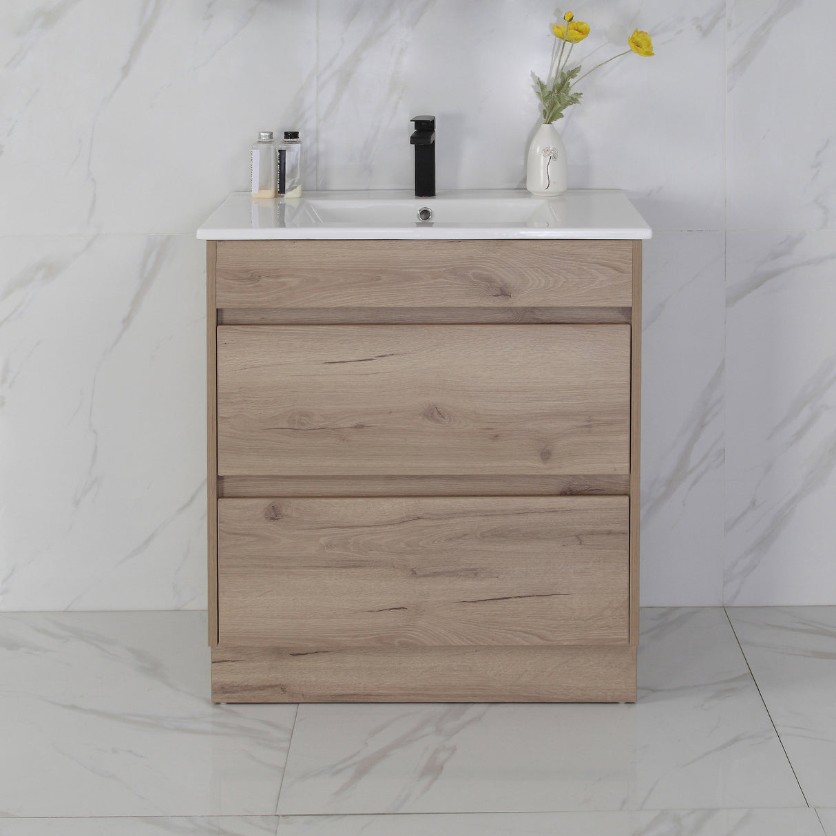 MAX MDF Freestanding Vanity Max Oak (All Sizes)